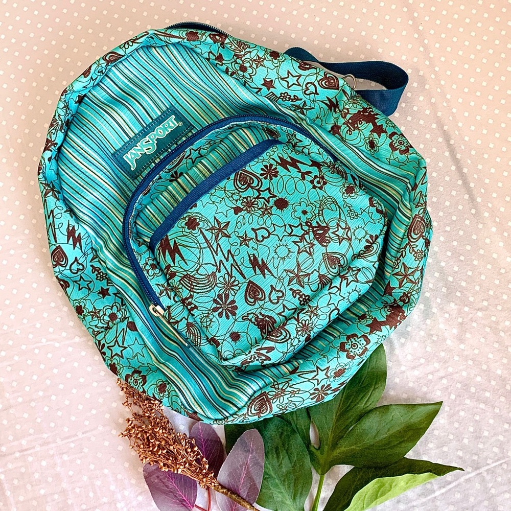 JanSport Half Pint Mini Backpack/Bags Teal— New!!